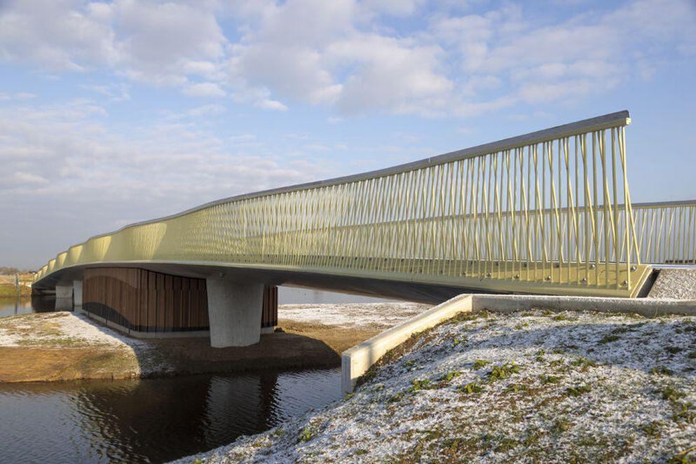 Fietsbrug Groote Wielenplas genomineerd voor de Betonprijs 2024